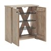 Alaterre Furniture Castleton Mango Wood 31"W Shoe Cubbie Cabinet AWTR1527